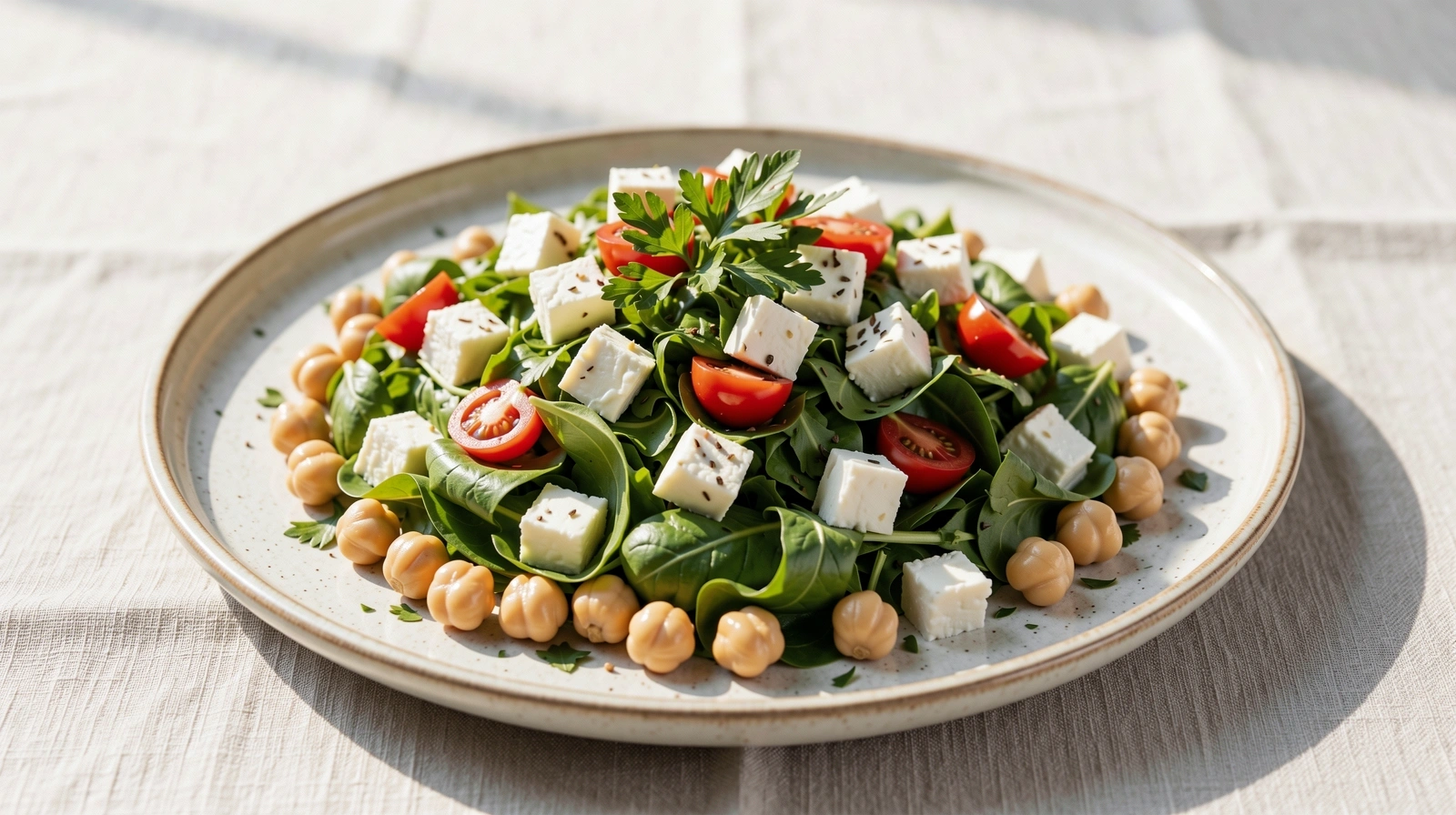 Salată vegetariană bogată nutritiv